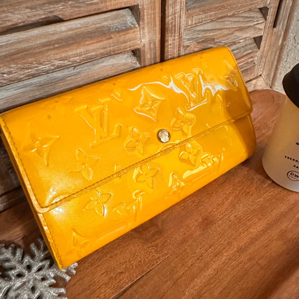 Yellow Designer Embossed Clutch